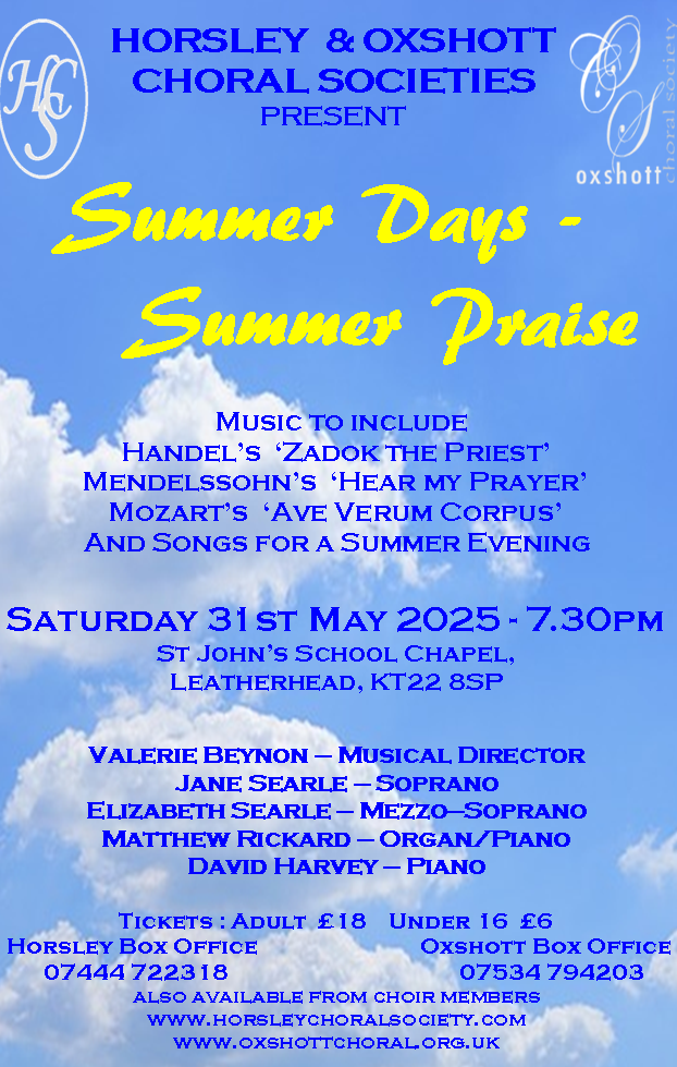 Horsley Choral Society Summer Concert